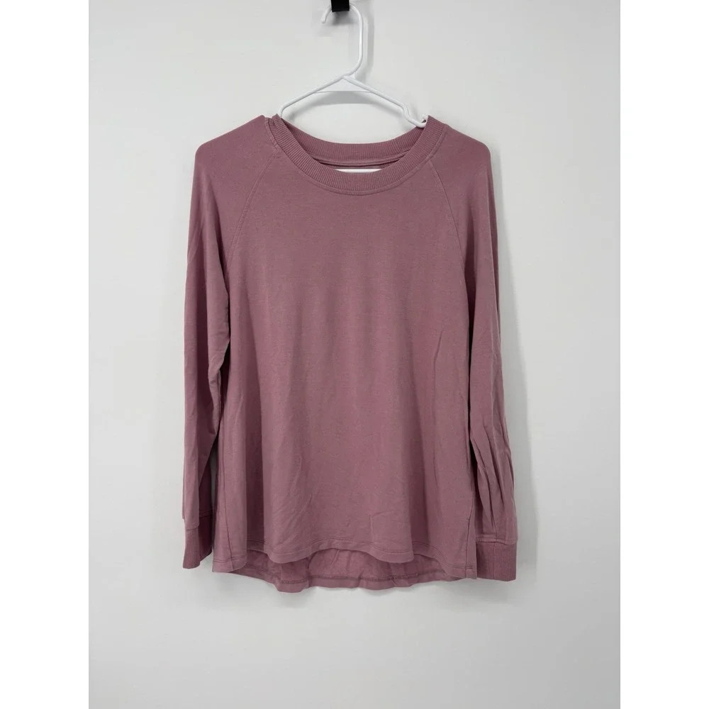 LAKE Pajama Top Long‎ Sleeve Women's Size Small Pink Loungewear